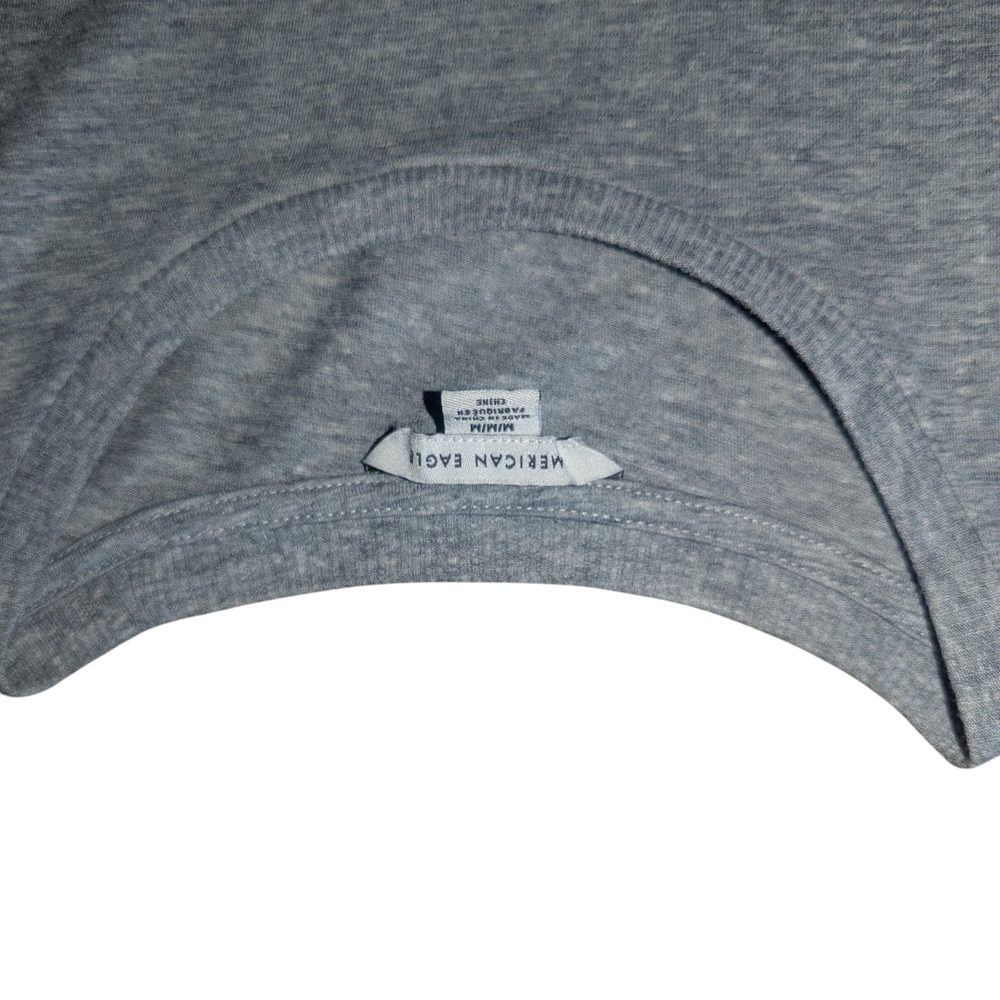 🛍️American Eagle Outfitters Heather Gray Casual Dress With Pockets - Picture 4 of 5